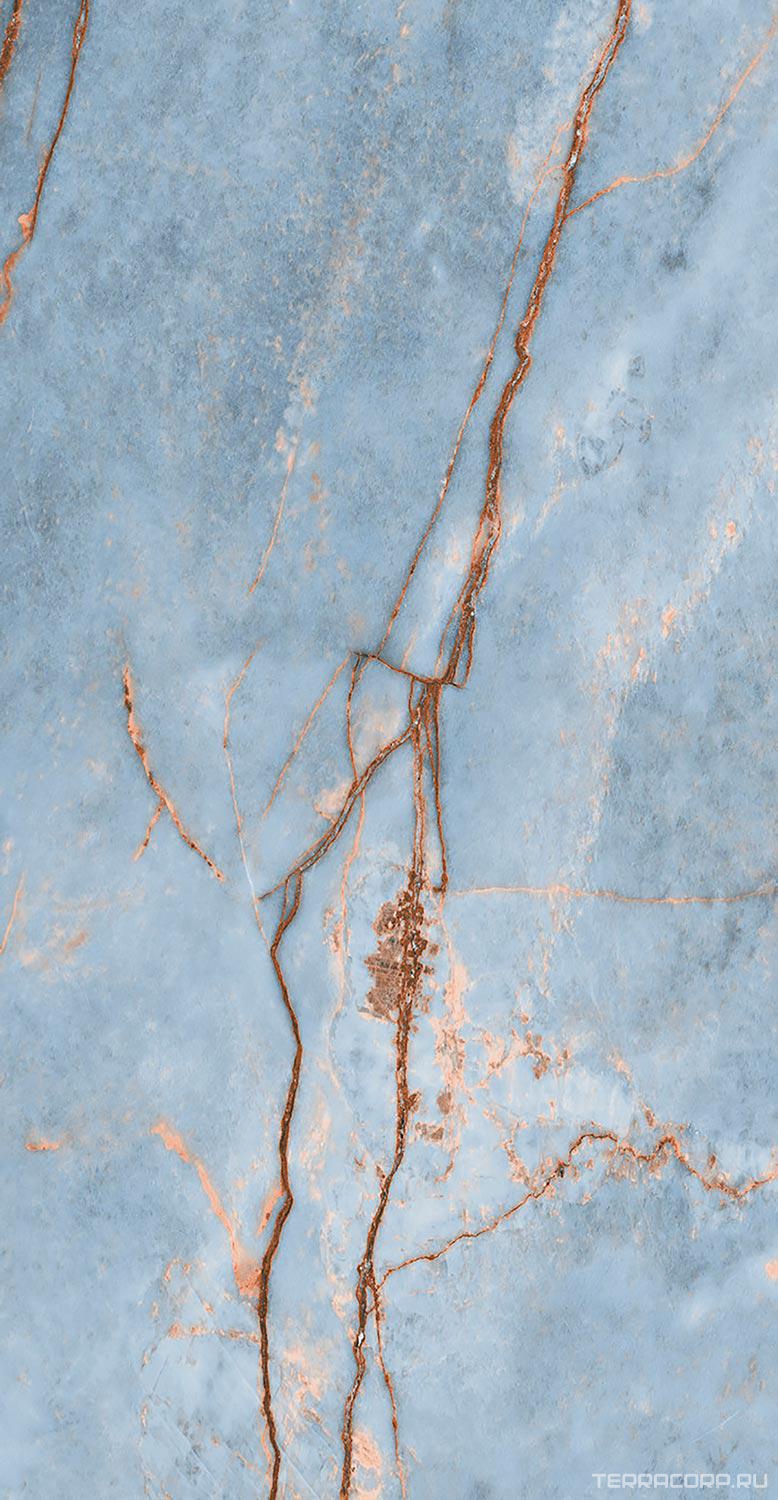Керамогранит Florim Magnum Heritage Luxe Heritage Azure Glossy 60x120 Голубой, фото 3