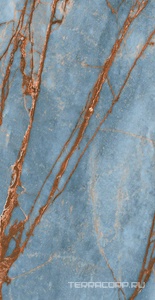 Керамогранит Florim Magnum Heritage Luxe Heritage Azure Glossy 60x120    Голубой 