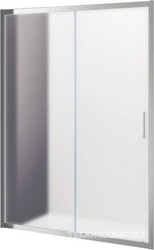 Дверь в нишу 1200(1170-1220)хh1950мм, сдвижная, правая/левая, вход 485мм,(стекло Punto-рифленное 6мм,фурнит.цв.хром), Molveno ZZ