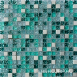Мозаика Glass & Stone GS095B комбинированная  (чип15x15) ZZ |30х30