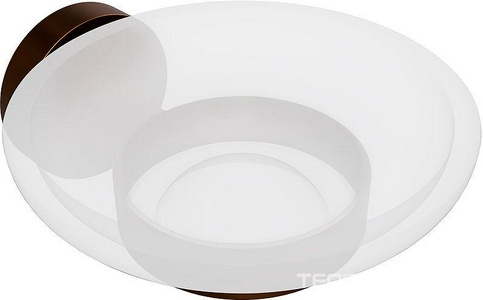 Мыльница настенная, (цв.медное матовое золото/стекло мат.),  ZZ Bemeta Amber 155108042