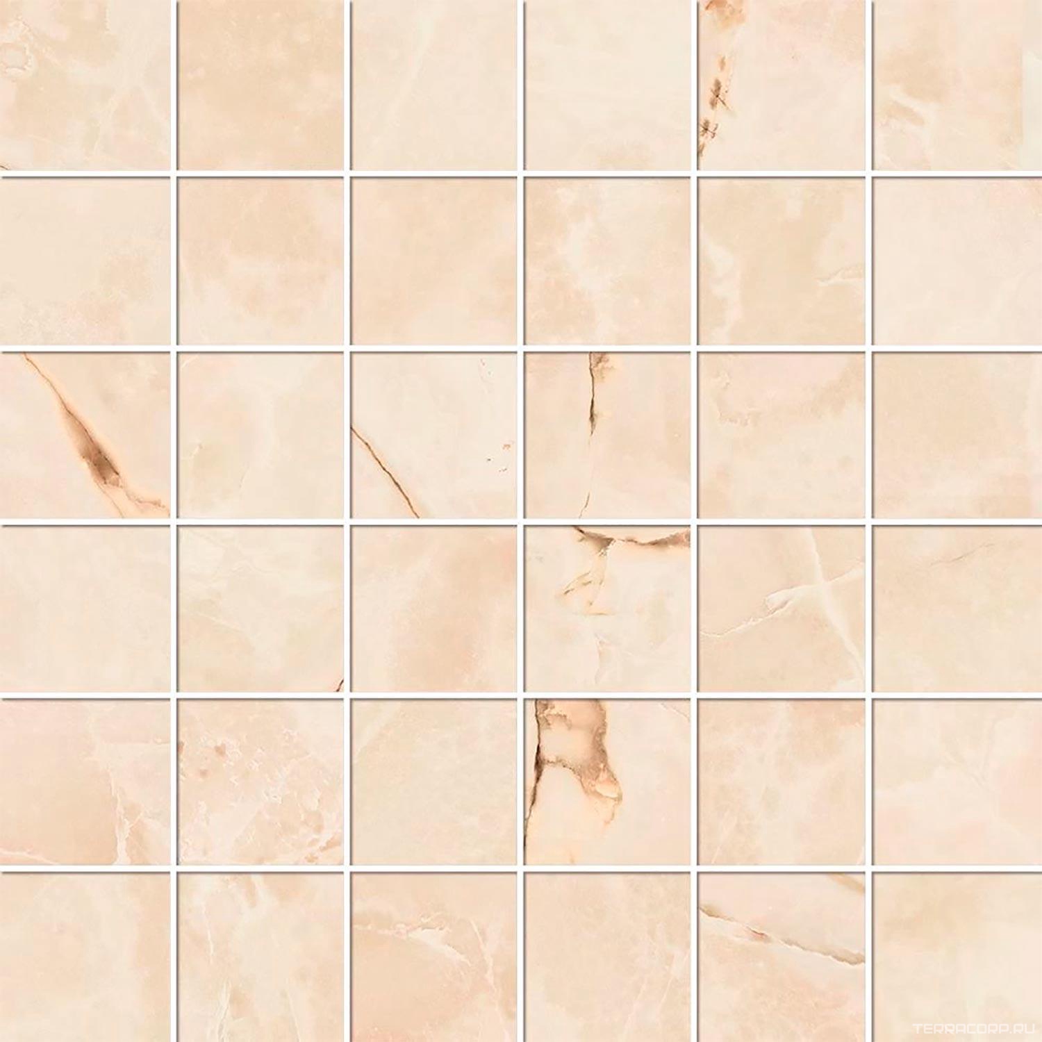 Мозаика AtlasConcorde Россия SYMPHONYX Symphonyx Alabaster Mosaic 30x30 Lap/Симфоникс Алабастер Мозаика 30x30 Лап Серый, фото 3
