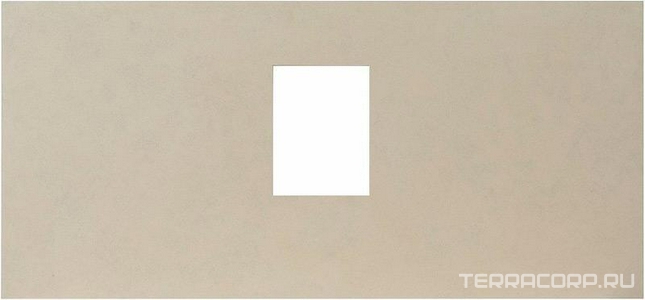 Столешница на тумбу, 1000x460хh10мм, с отверстием для сифона, без отверстия для смесителя, (керамогранит цв.бежевый),  ZZ Allen Brau Infinity 1.21012.B