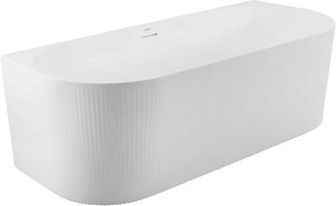 Ванна 1700x800xh560мм, пристенная, слив-перелив, пробка слива цв.белый в компл., (акрил цв.белый), BelBagno ZZ BelBagno Универсал BB412-1700-800