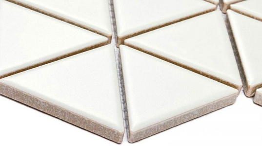 Мозаика Bonaparte Мозаика керамогранитная Reno White matt (39x45x6) 25,2x29,1 Комбинированный 