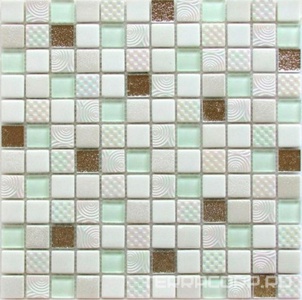 Мозаика Bonaparte Мозаика стеклянная Lotto (23x23x6)  30x30 Комбинированный 