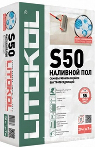 Наливной пол LITOLIV S50 20кг.ПП ZZ Litokol LitoLiv n157849
