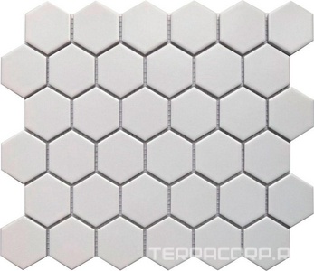 Мозаика Bonaparte Мозаика керамогранитная Nakama white (51x51x6) 28,1x32,5 Комбинированный 