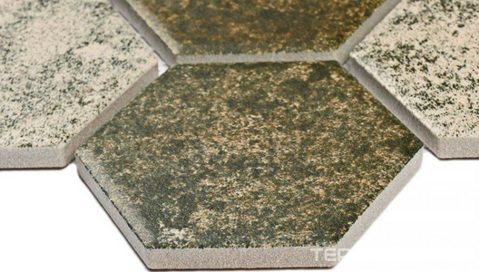 Мозаика Bonaparte Мозаика керамогранитная Olmeto Brown (51x59x6) 28,2x27,1 Комбинированный 