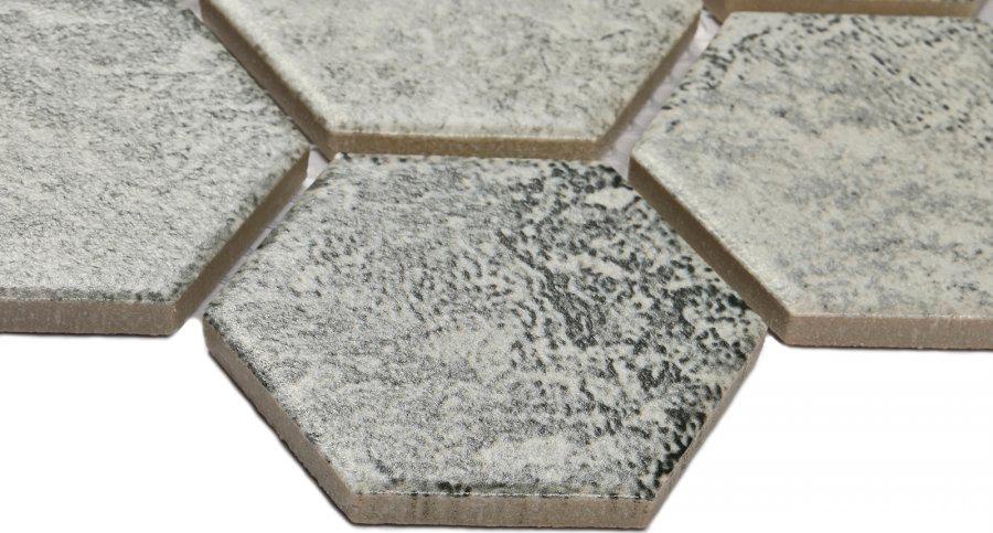 Мозаика Bonaparte Мозаика керамогранитная Olmeto Grey (51x59x6) 28,2x27,1 Комбинированный, фото 4