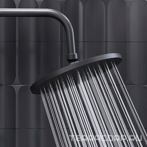 Душевая стойка для душа, верхний душ 230 мм, ручной душ, цвет черный Damixa Jupiter 977780300