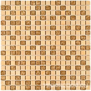 Мозаика Bonaparte Мозаика из натурального камня Sevilla-15 slim (Matt) (15x15x4) 30,5x30,5 Комбинированный 