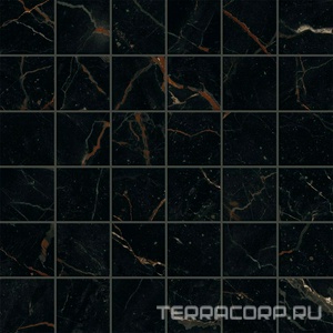 Мозаика AtlasConcorde Россия FORTE DEI MARMI F.d.M. Ombra di Carav. Mosaic /Ф.Д.М. Омбра Ди Карав. Мозаика Черный 