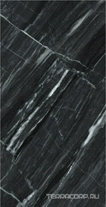 Керамогранит Fusure Ceramic Ariostocratic Style Light Luxury FSS12007 Pol KL 60x120 Черный 