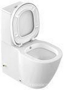 Чаша напольного пристенного унитаза 365x665см, с гигиеническим душем, без бачка и сиденья, крепёж в компл.,  ZZ Ideal Standard Connect E781701