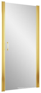 Дверь в нишу , 95x190 см, универсальное, профиль золото, стекло прозрачное ZZ Vegas Glass EP EP 0095 09 01