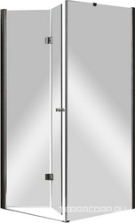 ELENA-W-ASH-1-80/100-C-Cr Душевой уголок | ZZ