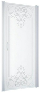 Дверь в нишу , 95*190 см, профиль хром глянец, стекло узорчатое "ARTDECO01" ZZ Vegas Glass EP EP 0095 08 ARTDECO1