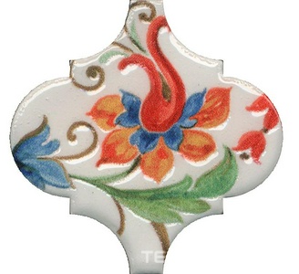 Керамическая плитка Kerama Marazzi Арабески Тоскана Декор  7 глянцевый 6.5x6.5 Комбинированный 