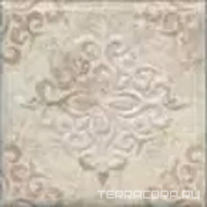 Керамогранит Kerama Marazzi Брюссель Декор  1 матовый9.8x9.8 Бежевый 