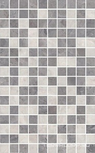 Керамическая плитка Kerama Marazzi Мармион MM6268C Декор  серый мозаичныйXX 25x40 Комбинированный 