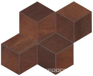 Керамогранит Atlas Concorde Italy Blaze  Corten Mosaico Esagono Matt 30x35 Коричневый 