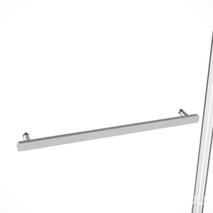 Дверь для душа, в нишу 1500хh2000мм, раздвижн, 1 дверь, 1 неподв.секция, правая/левая, (стекло прозрач 6мм Easy Clean, фурн.цв.хром),  ZZ Vincea Slim Soft VDS-1SS150CL