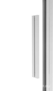 Дверь для душа, в нишу 1500хh2000мм, раздвижн, 1 дверь, 1 неподв.секция, правая/левая, (стекло прозрач 6мм Easy Clean, фурн.цв.хром),  ZZ Vincea Slim Soft VDS-1SS150CL