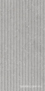 Керамогранит Dado Ceramica Shellstone  Grigio Rigat-One 3 D 60x120 Серый 