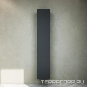 Шкаф-пенал подвесной, правый,  M90CHR0306GM, 30 см, графит матовый ZZ AMPM Gem M90CHR0306GM