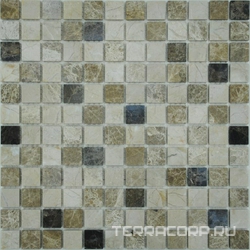 Мозаика из камня на сетке М20-278-23Т ZZ |30.5x30.5