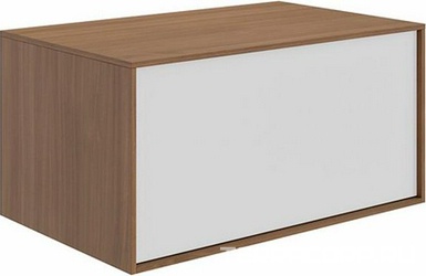 Тумба ATOLLO напольная/подвесная с ящиком 80 см (без ножек), белая матовая XX