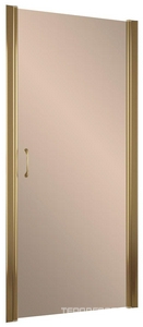 Дверь в нишу , 70x190 см, универсальное, профиль бронза, стекло бронза, покрытие BriteGuard ZZ Vegas Glass EP ЕР 70 05 05 / BriteGuard