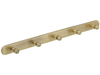 Планка с 5-ю крючками L40 см., бронза ZZ