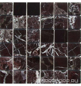 Мозаика Спектр-М Натуральный камень Мозаика из камня на сетке М20-044-48Р 30.5x30.5 Комбинированный 