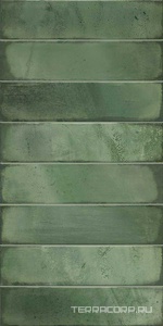Керамическая плитка Azori Bricks  green 31.5x63 Зеленый 