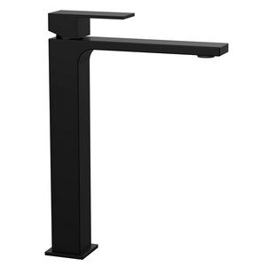 Смеситель для раковины, Высокий, без д/к, (цв.черный матовый),  ZZ Vincea Cube VBF-1C02MB