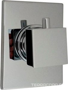 Переключатель на 3 потребителя, встраиваемы в стену, (цв.хром),  ZZ Paini Grazia 21CR471