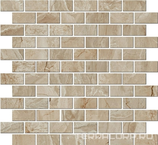 Керамическая плитка Kerama Marazzi Эвора Декор  мозаичный бежевый глянцевый 32х30 Бежевый 