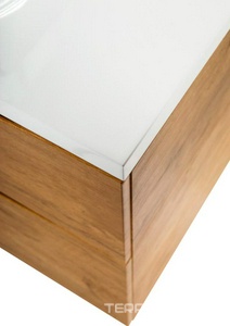 База под раковину подвесная с двумя выкатными ящиками, 1200х450х500мм, (без раковины), (цв.Rovere Nature),  ZZ BelBagno Marino MARINO-H60-1200-2C-SO-RN-P