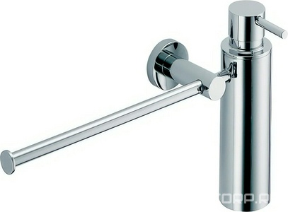 Дозатор для жидкого мыла, совмещ. с полотенцедержателем 34см, (цв.хром),  ZZ Colombo Plus W4975