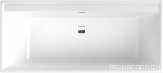 Ванна 1800х800хh470мм, (акрил цв.01 белый), слив-перелив цв.хром в компл., БЕЗ ножек арт.U99740000, Collaro ZZ