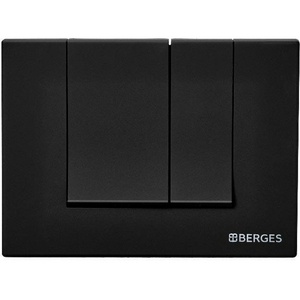 Клавиша для инсталляции NOVUM S5, цв черный L8, R8, D8, S8, F8, O8, двухрежимная, цв. бронза ZZ Berges Novum 040045-А