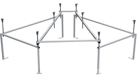 Монтажный набор для акриловой ванны BALI /150x150/ (слив-перелив полуавтомат в компл) ZZ