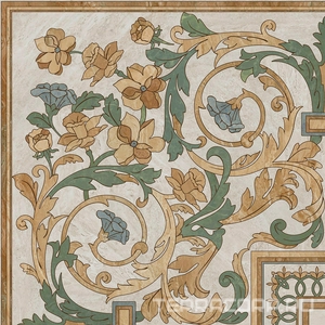 Керамогранит Kerama Marazzi Эвора Декор  угол глянцевый 60х60 Бежевый 