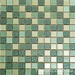 Мозаика Мастера Керамики Glass Мозаика F40.47.52 (чип 23x23) 30х30 Серый 