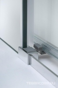 Душевой уголок 1400х1000х1950мм, правый/левый, (стекло прозрачное 8мм, фурнитура цв.хром),  ZZ Cezares Duet Soft-M DUET SOFT-M-AH-1-140/100-C-Cr