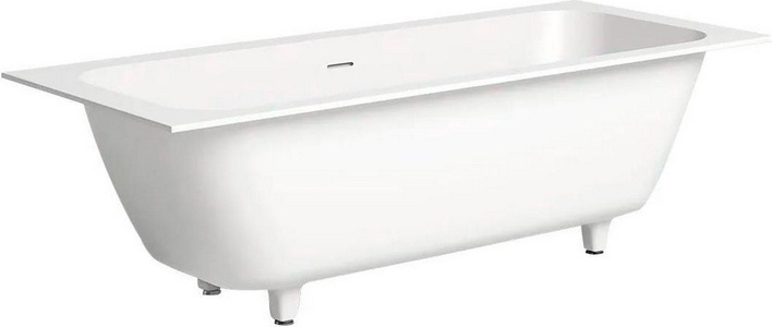 Ванна 1800х800хh600мм, встраив., литой камень S-Sense матов цв.белый, д/к Up&Down в цвет ванны,интегрир.слив-перелив,ножки компл,  ZZ Salini Orlanda Axis Kit 103312M