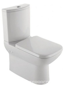 Унитаз напольный с бачком с тонким сиденьем микролифт, цвет  белый Kale babel 310200100022(71110343000)+310200400106+310200700038+SA20000S