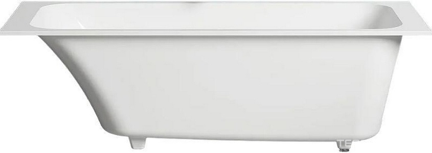 Ванна 1700х700хh600мм, встраив., литой камень S-Sense матовый цв.белый, д/к Up&Down в цвет ванны, интегрир.слив-перелив, ножки в компл,  ZZ Salini Orlanda Kit 102111M